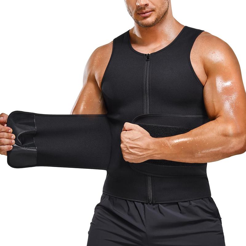 Nebility Men's Composite air coating vest-style sports sweat-wicking auxiliary fitness top