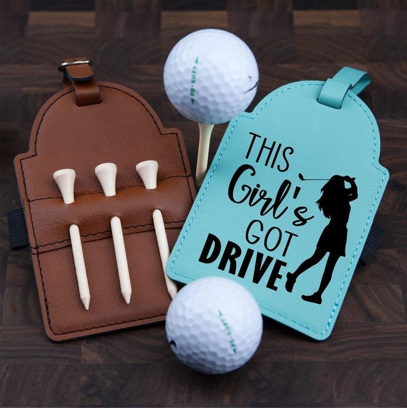 Best Dad By Par Personalized Leatherette Golf Bag Tag, Personalized Father's Day Gifts, Gifts for Dad, Golf Gifts for Men, Golf Gifts