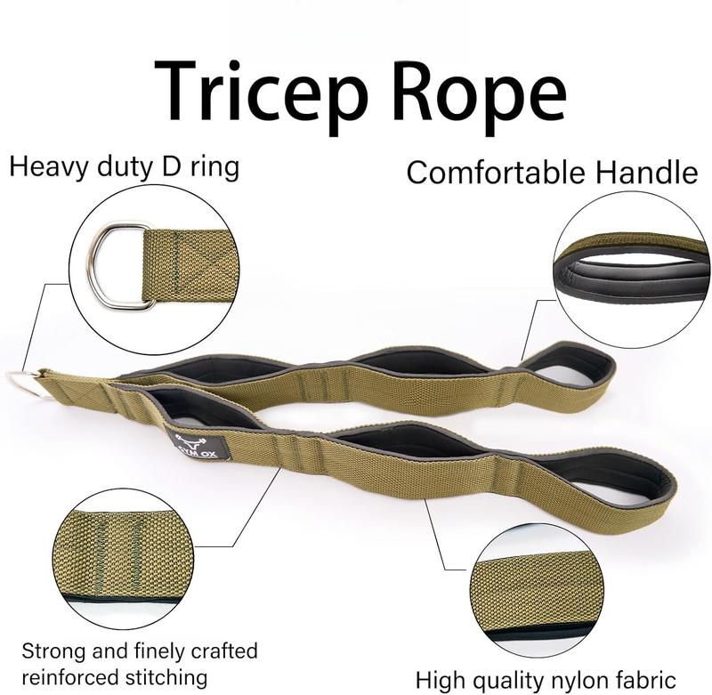 Long Tricep Rope  AttachmentTricep Pull Down Attachment  Rope Attachment Tricep Strap Rope Handle