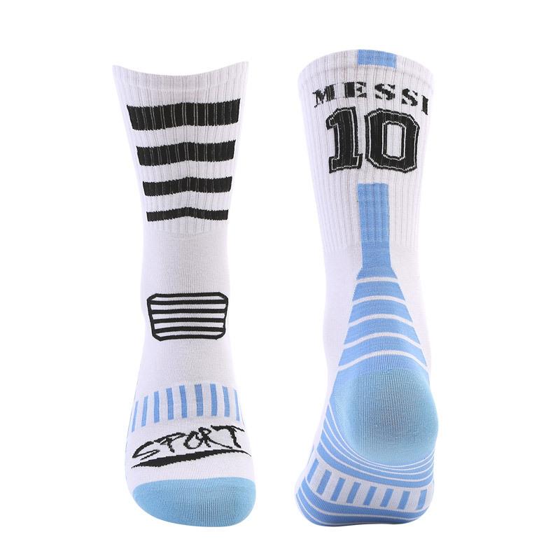 Lightweight Football Socks - Quick-Drying, Durable Crew Socks - Designed for Ultimate Comfort and Performance in Basketball Soccer Sports