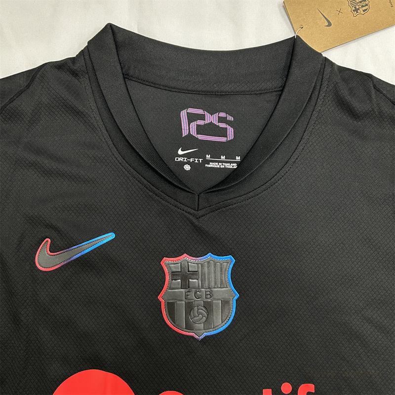 NIKE 24 25 Barcelona Away Short Sleeve 19# Lamine Yamal Soccer Jersey Fans Version