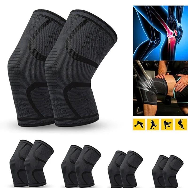 Knee Brace Compression Sleeve Support Sport Joint Arthritis Patella Stabilizer