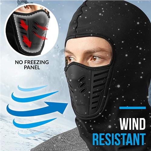 Winter Balaclava Face Mask Cold Weather Windproof Fleece Ski Ninja Full Mask