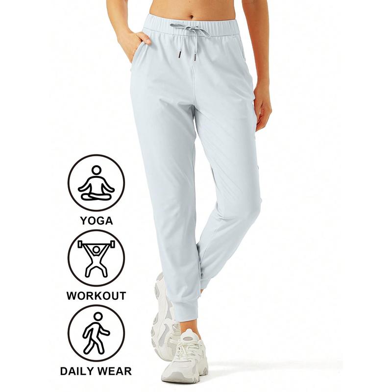 Women's Joggers Pants Pockets Drawstring Running Sweatpants For Women Lounge Workout Jogging