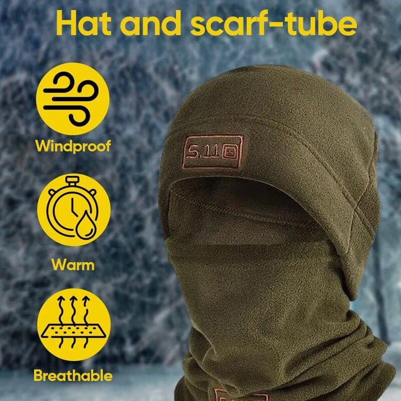 Winter Warm Outdoor Hat Scarf Thickened Ski Mask for Men & Women Sports Neck Protector Christmas Gift Party Hat