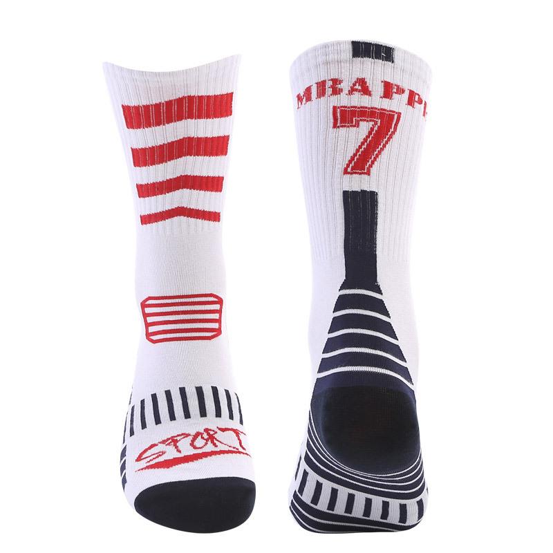 Lightweight Football Socks - Quick-Drying, Durable Crew Socks - Designed for Ultimate Comfort and Performance in Basketball Soccer Sports