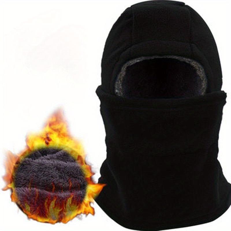 Three-in-One Winter Outdoor Warm Mask: Windproof Head Cover, Earmuffs, and Wool Thickened Warm Windproof Cold Protection