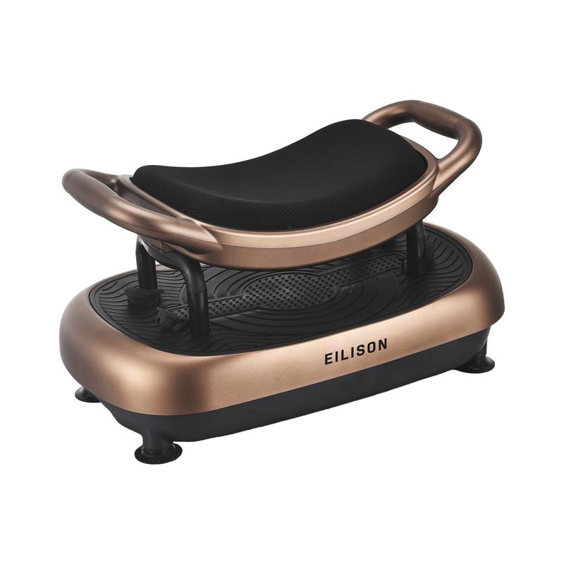 EILISON FITABS  Vibration Plate Exercise Machine with seat - Oscillation, Pulsation + 3D Motion Vibration Platform | Whole Body Viberation Machine for Weight Loss, Shaping, Recovery, Toning, ABS