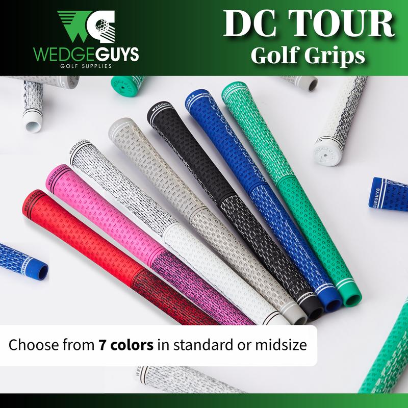 DC Tour Golf Grips - 7 Colors (Packs sizes 1 3 7 13)