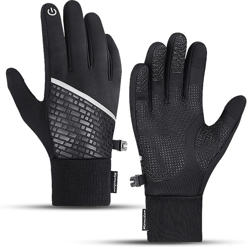 Winter Gloves Women Men Ski Snow Gloves Liner Thermal Warm Touch Screen, Suit for Running, Cycling, Biking, Hiking, Driving, Walking, Typing, Freezer Work, Sports, Soccer, Shooting, Gaming