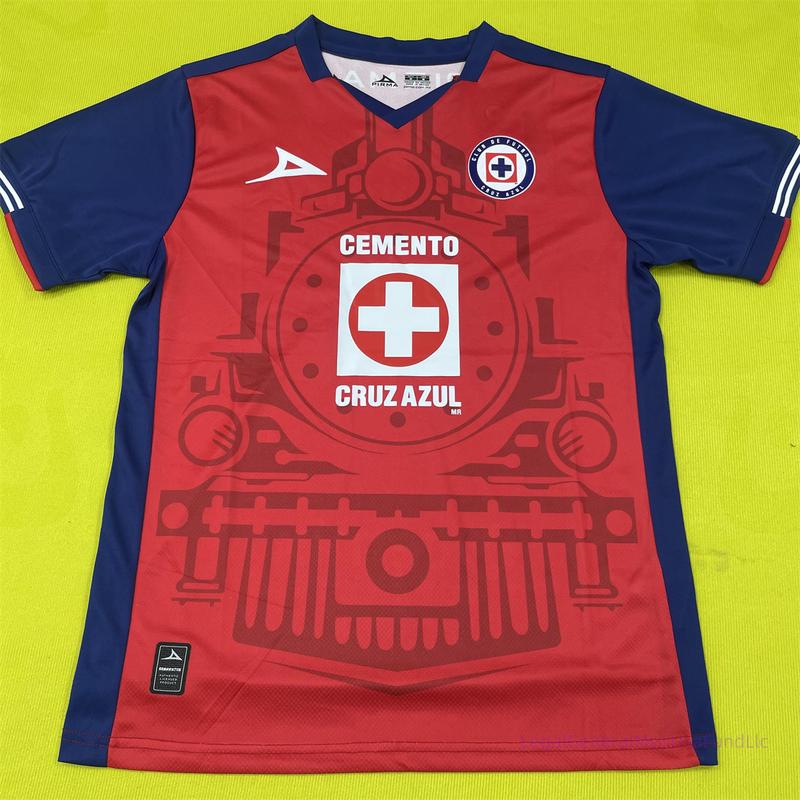 24-25 New Mexico Second Away Short Sleeve Jersey Cruz Azul Fans Version Soccer Jersey