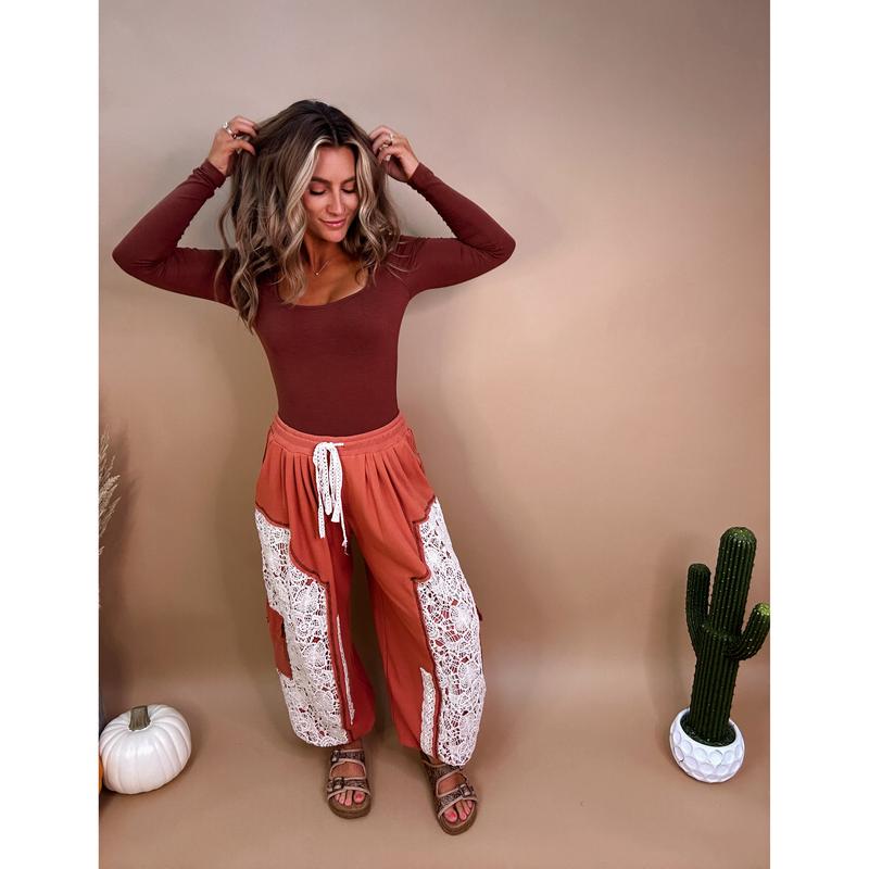 The Sienna Crochet Joggers