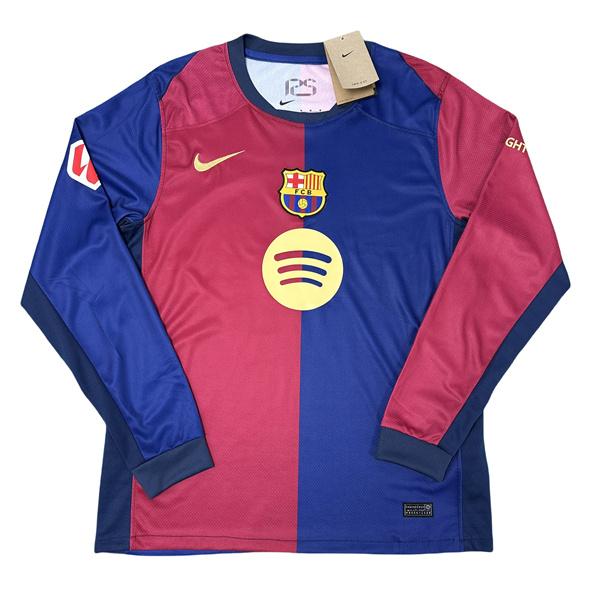 NIKE 2425 FC Barcelona Away black and red Long Sleeve Top No.19 Lamine Yamal Retro 125th Anniversary Special Edition Soccer Jerseys Quick Drying