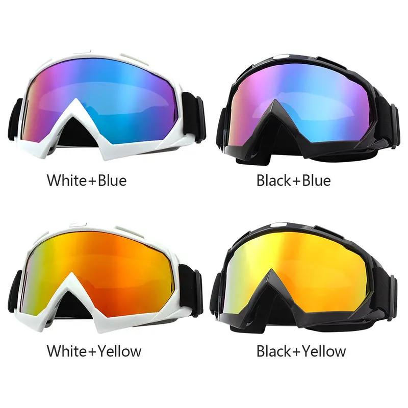 Windproof Skiing Eyewear with UV Protection - Anti-Fog Motorcycle Glasses for Winter Outdoor Sport