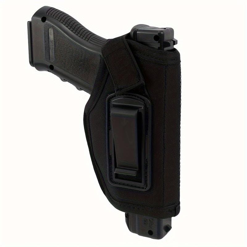 IWB Concealed Folding Holster Classic Black Set - Compact and Sub-Compact Pistol Holder with Safety Hook and Loop Closure Ideal for Hunting and Fishing