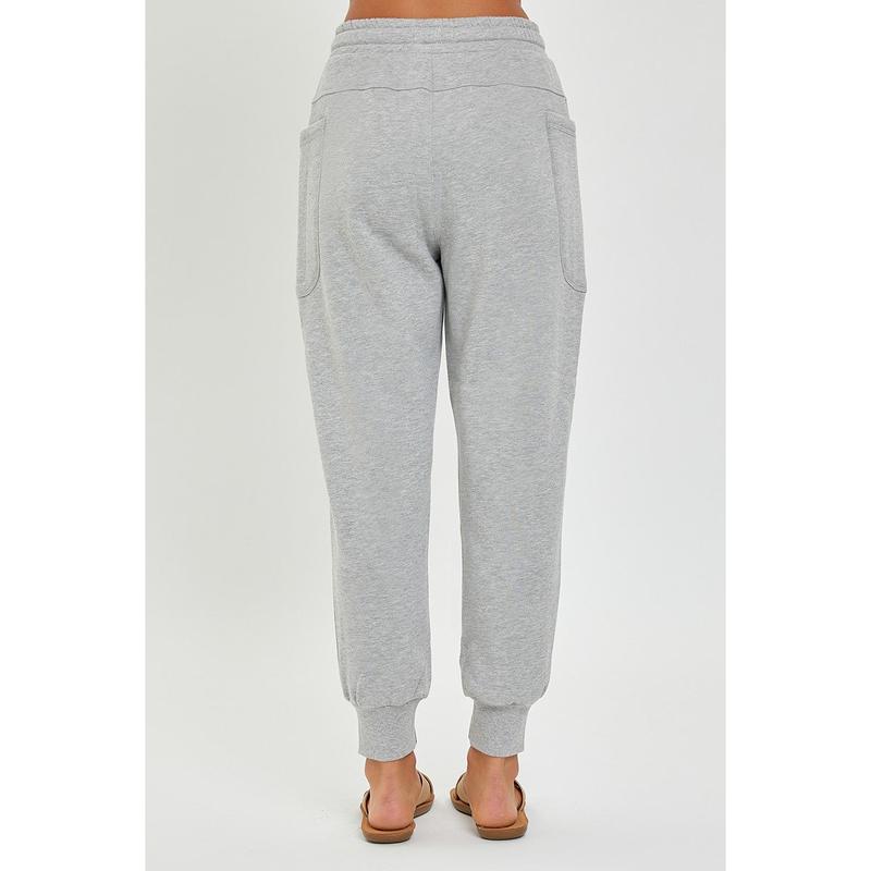 High Rise Side Pocket Relaxed Jogger Pants