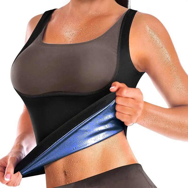 Women's Sauna Vest, 1 Count Sweat Vest, Sweat Body Steaming Suit for Home Gym Workout, Gym Tops, Gift Ideas, Summer Gifts