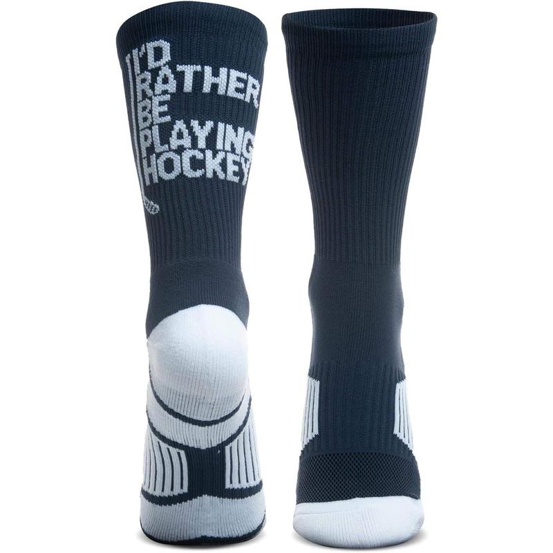 Hockey Performance Crew Socks - Multiple Designs & Colors - Youth & Adult - Hockey Mid- Socks