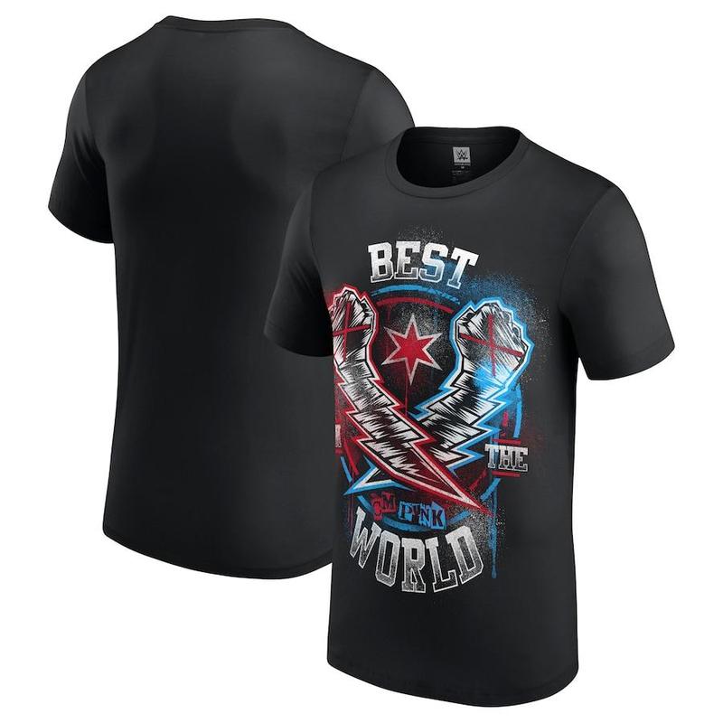 CM Punk Lightning Fists T-Shirt, Wrestling Tee, WWE Tee, Wrestling Gift, Boxer Tee, Sports Shirt, Gift for Him Gift Animal