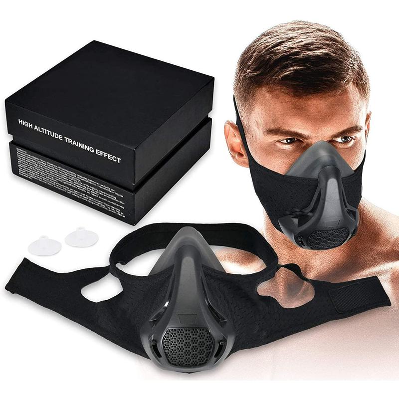 High Altitude Mask, Training Workout Mask Men to Improve Lung Capacity, 24 Level Breathing Resistance Fitness Mask to Upgrade Endurance, for All Sport: Running, Cardio, Cycling, Gym YUMIOER