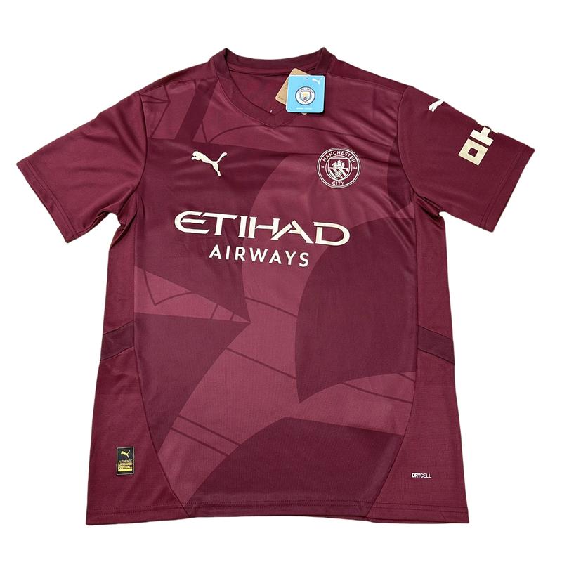 Puma 2425 Manchester City Fourth Away Short Sleeve Soccer Jerseys Premier League Fan Edition