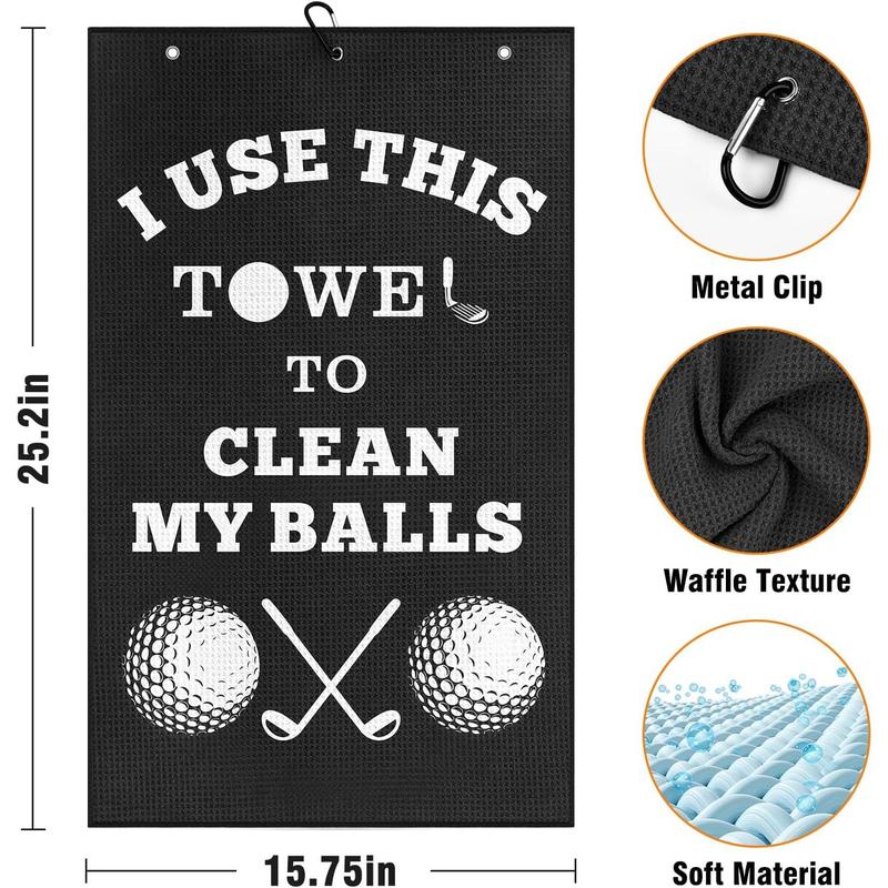 Golf Gifts for Men, Golf Accessories for Men Dad Husband, Stocking Stuffers for Men Adults, White Elephant Gifts for Golf Fan, Funny Golf Towel Gifts for Christmas Birthday Valentines Day Fathers Day