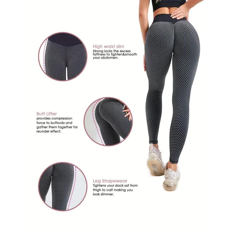 Womens Workout Leggings with High Waist Tummy Control