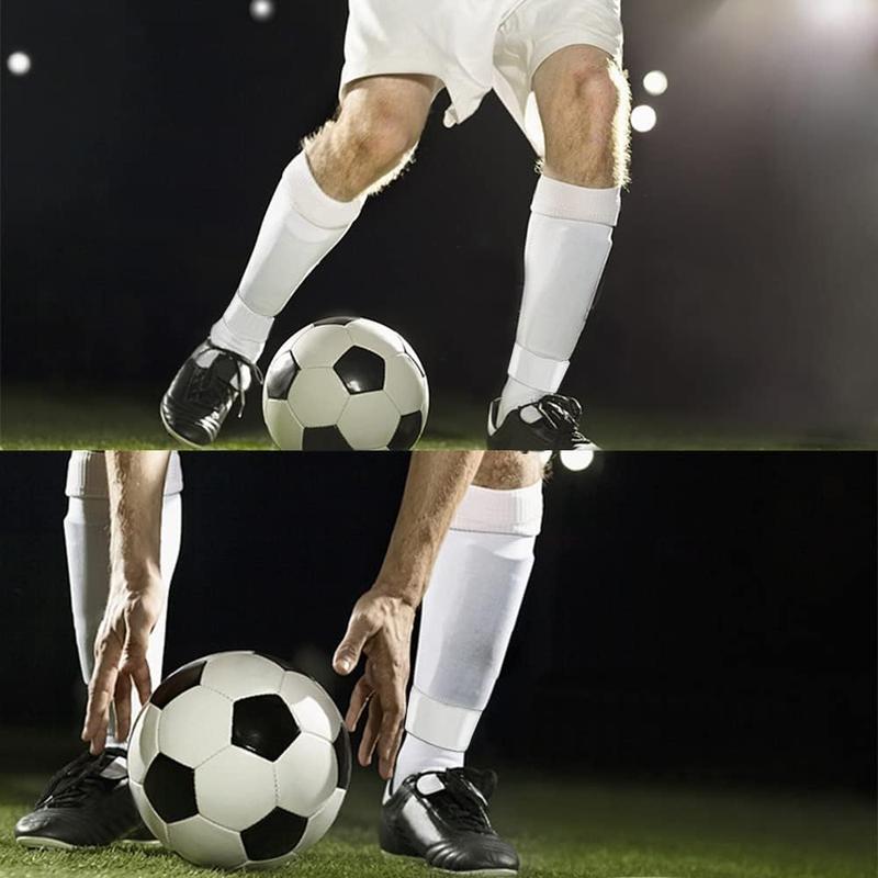 Men's Socks Soccer，Outdoor Sports Socks Set, 6 Counts set Non-slip Sports Socks & Sock Cover & Bandage & Mini Leg Guards, Ankle Socks Compression Socks Shin Guards Professional Football, 2024 Football Equipment Equipment Set