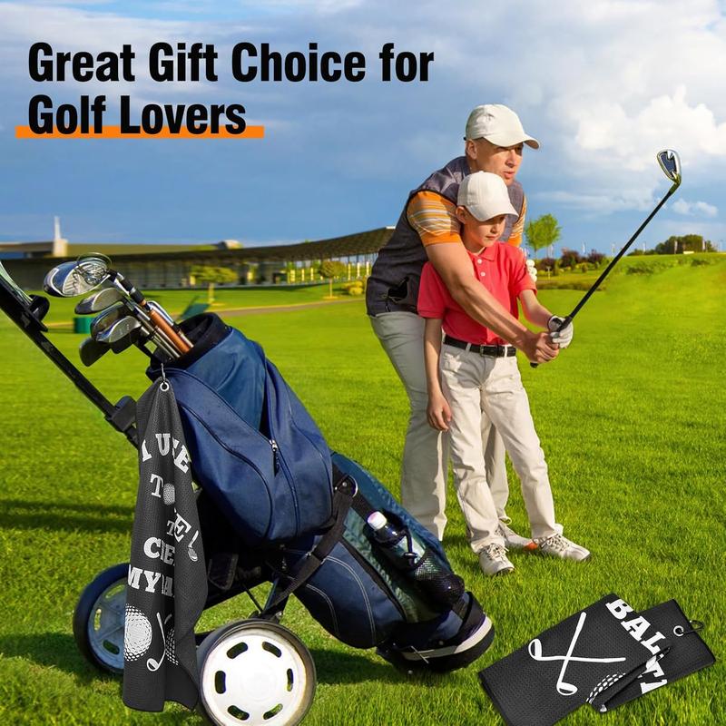 Golf Gifts for Men, Golf Accessories for Men Dad Husband, Stocking Stuffers for Men Adults, White Elephant Gifts for Golf Fan, Funny Golf Towel Gifts for Christmas Birthday Valentines Day Fathers Day