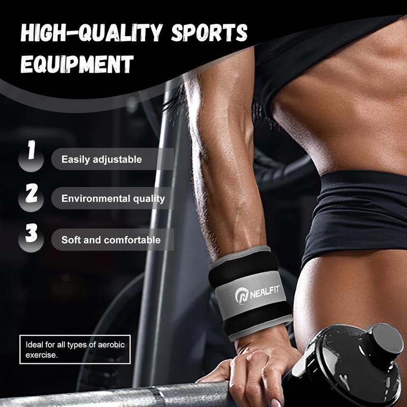 Ankle Weights for Men Women Kids, Leg Arm Wrist Weights with Adjustable Strap for Running, Gymnastics, Aerobics,Gym, Fitness