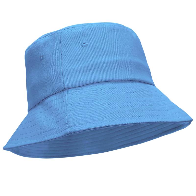 Bucket Hat Cap Cotton Fishing Boonie Brim Visor Sun Summer Men Women Camping