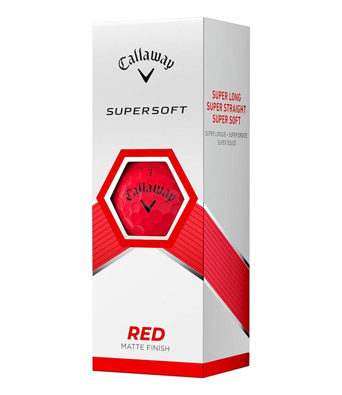 Callaway Golf Supersoft 2023 Golf Balls Red Matte Finish