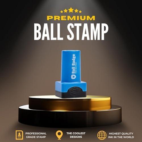 Ball Badge - Golf Ball Stamp, Self-Inking Golf Ball Stamper, Golf Ball Marker, Reusable Golf Ball Marking Tool to Identify Golf Balls - (The Dirty Series) (I Never Pull Out)