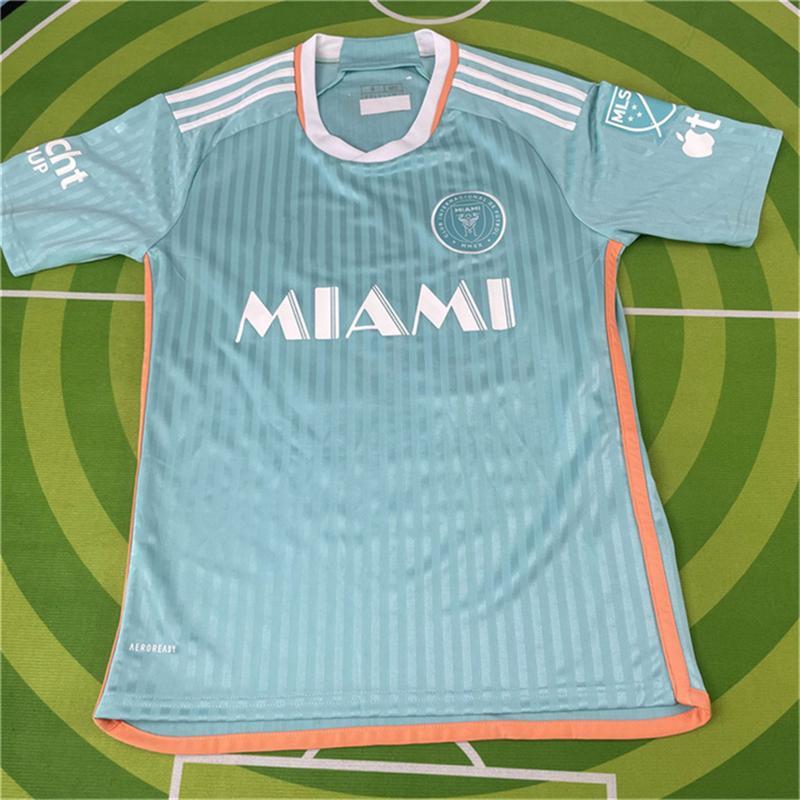 24 25 Miami away No. 10 Messi football jersey sports quick-drying jersey