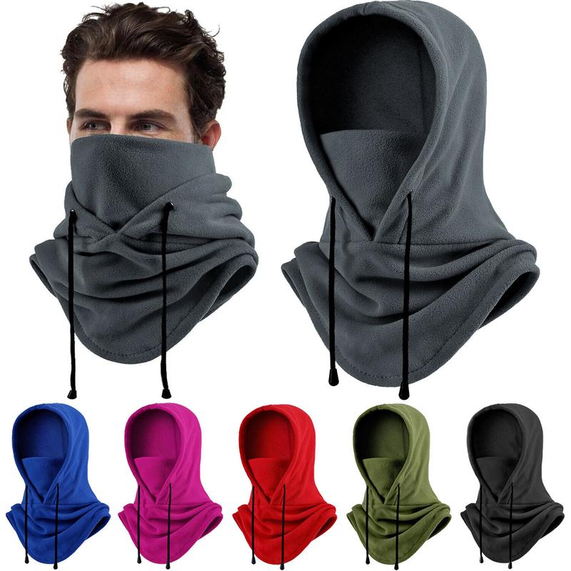 Winter Fleece Thermal Windproof Mask Balaclava Ski Full Face Mask for Men Women