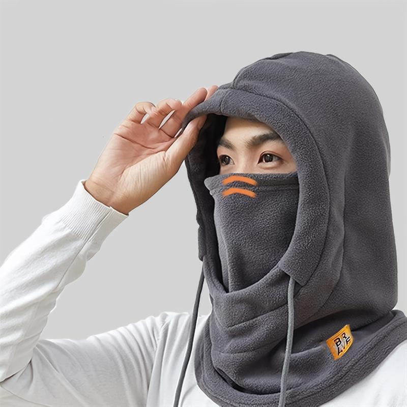 Men Women Winter Balaclava - Windproof, Thermal Fleece-Lined Ski Mask with Neck Gaiter for Outdoor Cycling & New Year's Celebrations