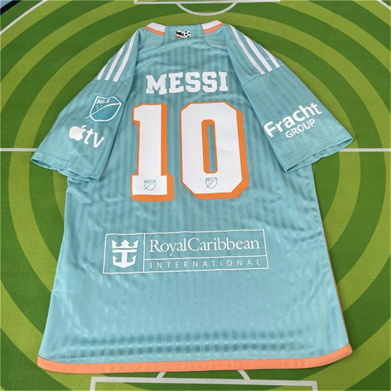 24 25 Miami away No. 10 Messi football jersey sports quick-drying jersey