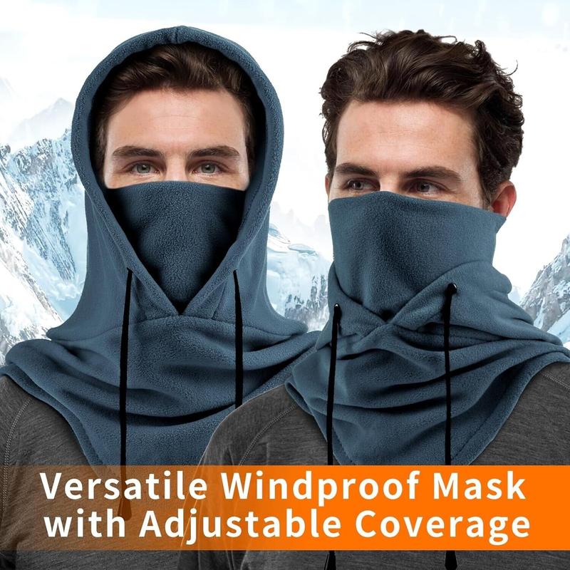 Winter Fleece Thermal Windproof Mask Balaclava Ski Full Face Mask for Men Women