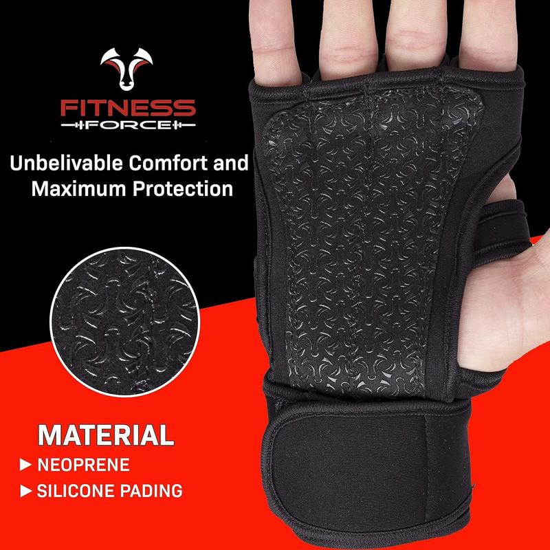 Ventilated Gym Gloves for Men with Built-In Wrist Support for Workouts Weightlifting Gloves Workout Gloves for Women