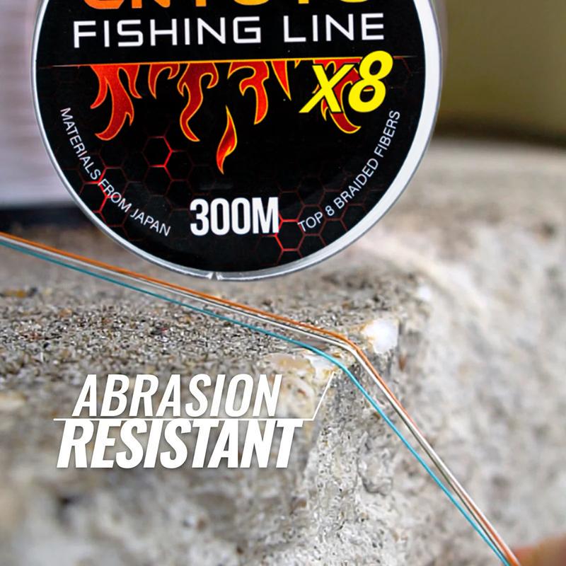 Braided Fishing Line 8X Multicolor Incredible Superline Super Tough for Saltwater or Freshwater Fishing Gift for Men