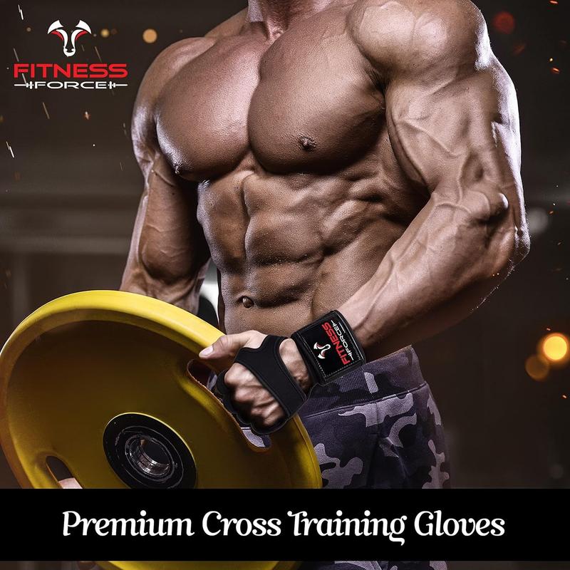 Ventilated Gym Gloves for Men with Built-In Wrist Support for Workouts Weightlifting Gloves Workout Gloves for Women