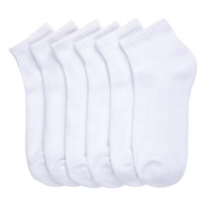 6 Pairs Unisex Cushion Ankle Cotton Blend Socks Low Cut Athletic Sports Workout Running Socks Comfort Cozy Sweat-absorbing Anti-Slip Comfy LOW CUT ANKLE SOCKS Value Pack sports socks