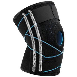 NEENCA Sports Knee Sleeve for Runner, Workout, Gym, Basketball, Volleyball, Hiking Spicy Dill Breathable Sponge Knee Pads