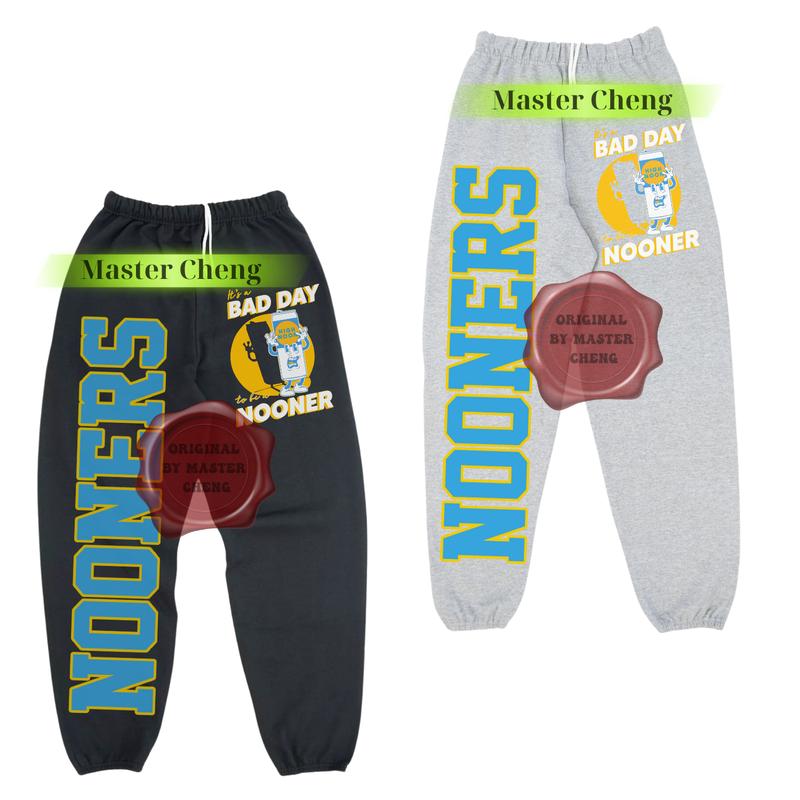 Streetwear Christmas Vibe High Noon It's A Bad Day To Be A Nooner Unisex Sweatpants Running, Baggy Style, Christmas Gift Sweatpants, Boyfriend's Gift