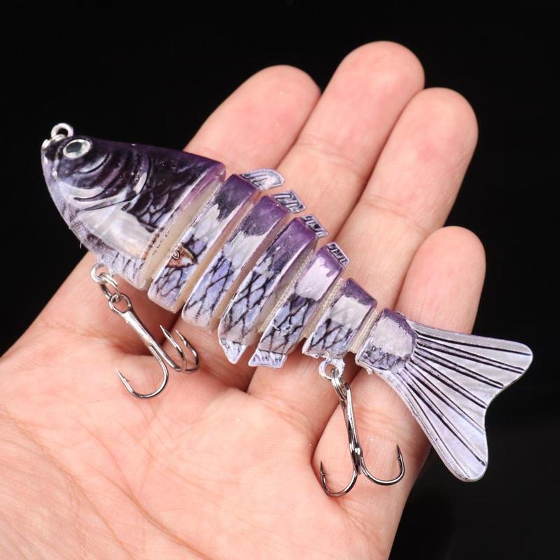 Multicolor Fish Shaped Fishing Lures (5 Counts set), Artificial Fishing Bait with Hook, Fishing Accessories for Outdoor Fishing, Fishing Equipment, Christmas Gift