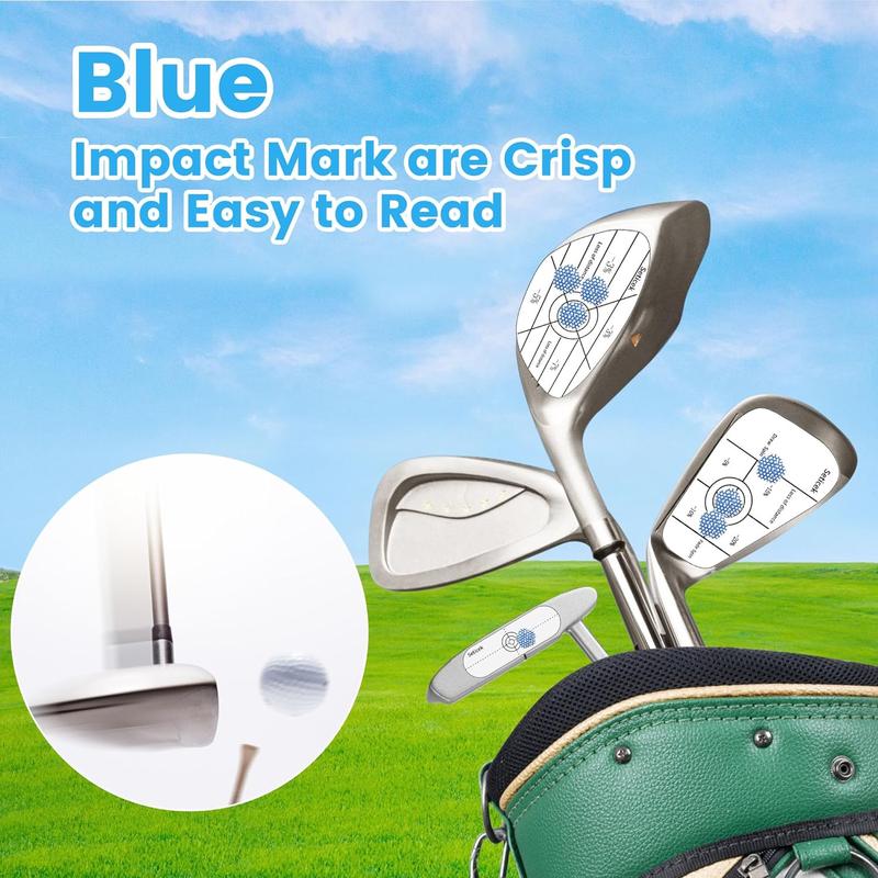 Golf Impact Tape Labels Self-Teaching Sweet Spot and Consistency Analysis  Improve Golf Swing Accuracy and Distance Choose Between 150 Pc and 300 Pc