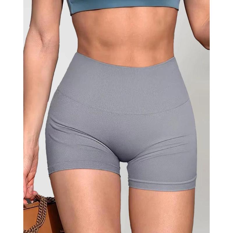 Seamless High-Waisted Hip Lift Shorts