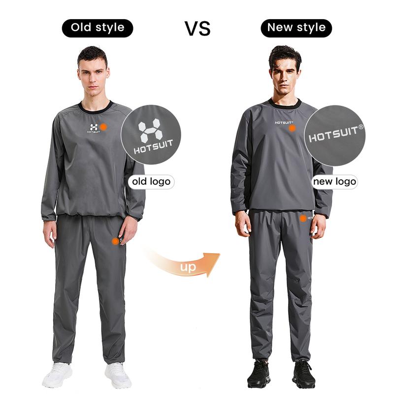 HOTSUIT Sauna Suit Men Anti Rip Sweat Suits Gym Boxing Workout Jackets