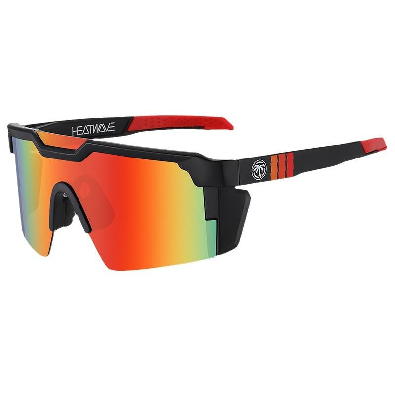 High-quality solid film cycling outdoor sports sunglasses eye protection red  night vision goggles