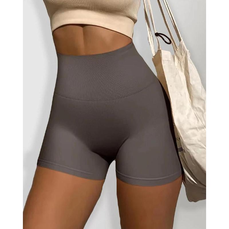 Seamless High-Waisted Hip Lift Shorts